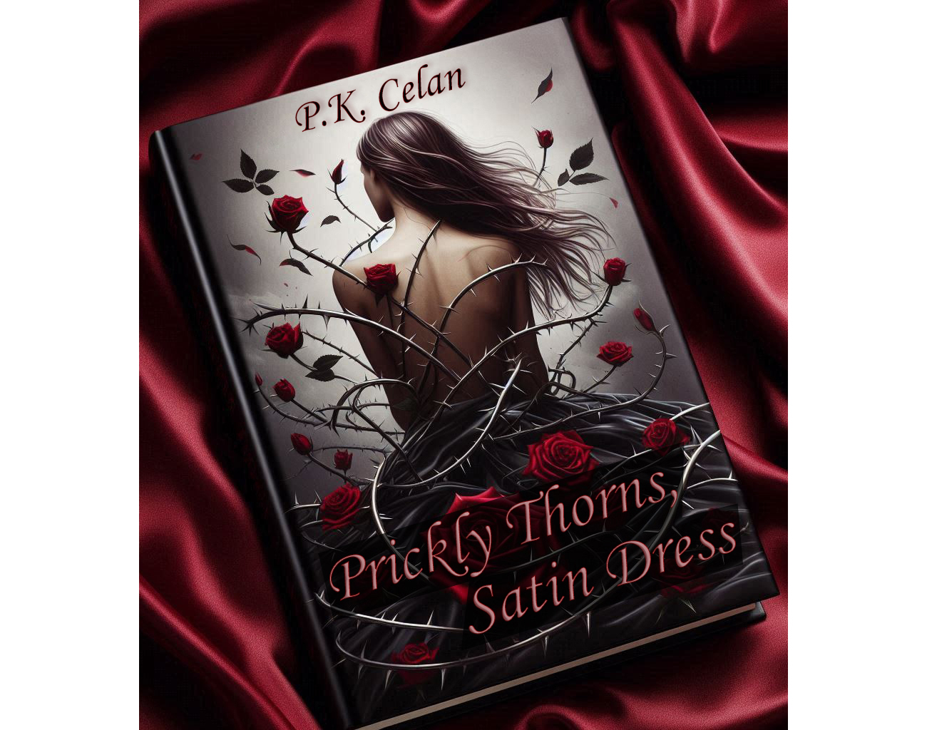 Prickly Thorns, Satin Dress